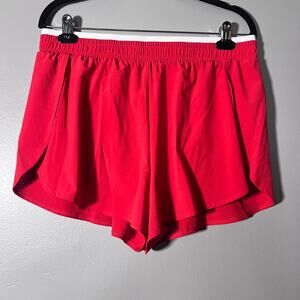 All In Motion Woven Shorts Large High Rise 3” Inseam Red Casual athliesure